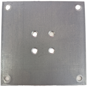 10x10 Kare Sac Pres Havşalı 2mm 125 adet