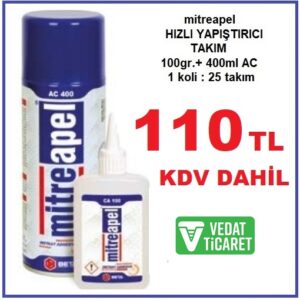 Mitreapel Hızlı Yapıştırıcı 25takım